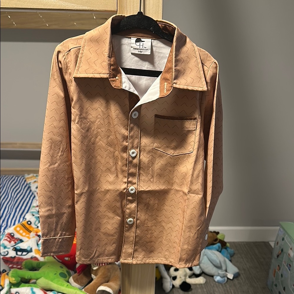 NWOT George Hats Kids Button Down Shirt